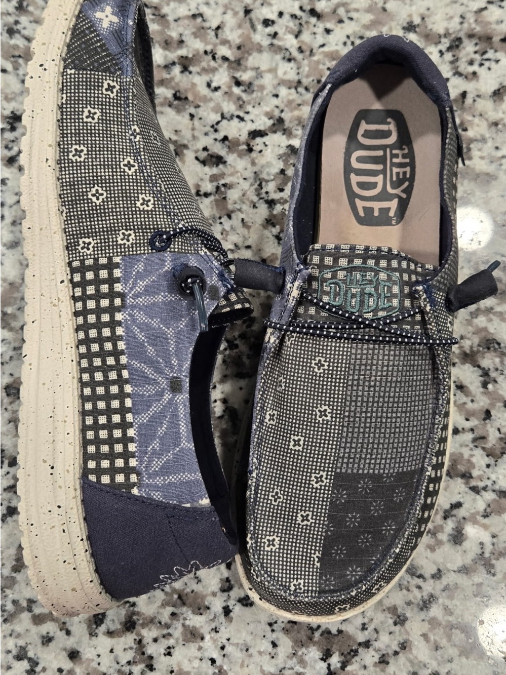 HEYDUDE Wendy Patchwork Shoes – Women’s Size 9 - Picture 2 of 4